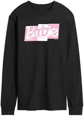 Licensed Character Men's Barbie Pink Logo Tee, Size: XXL, Black