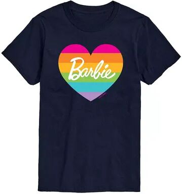 Licensed Character Men's Barbie Pride Rainbow Tee, Size: XL, Blue