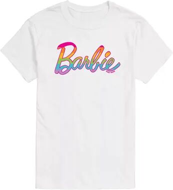 Licensed Character Men's Barbie Pride Rainbow Tee, Size: Small, White