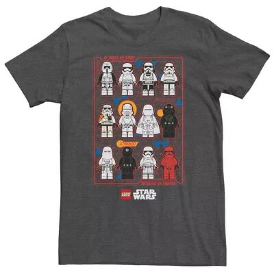 Licensed Character Big & Tall Lego Star Wars Trooper Sorts Tee, Men's, Size: XL Tall, Dark Grey