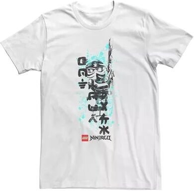 Licensed Character Big & Tall LEGO Ninjago Ninja Ink Zane Tee, Men's, Size: 3XL, White