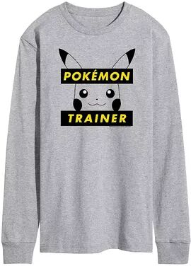 Licensed Character Men's Pokemon Trainer Tee, Size: XXL, Med Grey