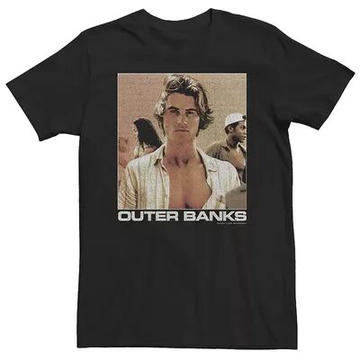 Licensed Character Big & Tall Netflix Outer Banks John B Portrait Tee, Men's, Size: 5XL, Black