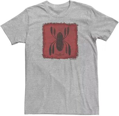 Marvel Big & Tall Marvel Spider-Man Homecoming Homemade Patch Tee, Men's, Size: 4XL Tall, Med Grey