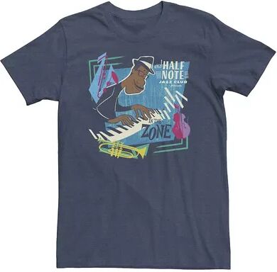 Disney Big & Tall Disney / Pixar Soul Joe Half Note Jazz Club In The Zone Tee, Men's, Size: 3XL Tall, Med Blue