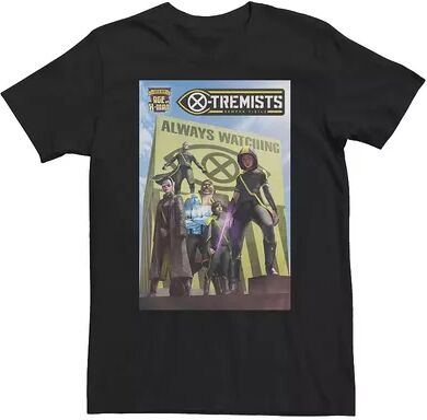 Marvel Big & Tall Marvel Comixology X-Tremists Series 1-5 Comic Book Cover Tee, Men's, Size: Large Tall, Black