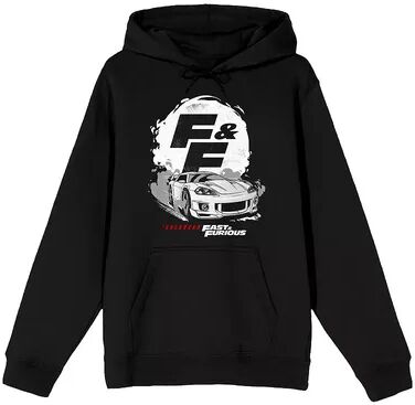 Licensed Character Men's The Fast & The Furious Car Hoodie, Size: XXL, Black