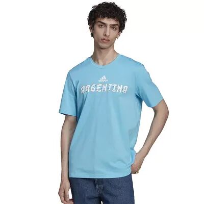 adidas Men's adidas FIFA World Cup 2022 Tee, Size: Large, Turquoise/Blue