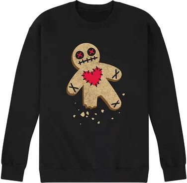 Licensed Character Men's Voodoo Doll Cookie Sweatshirt, Size: XXL, Black