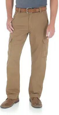 Wrangler Men's Wrangler Twill Ripstop Cargo Pants, Size: 34X29, Med Brown