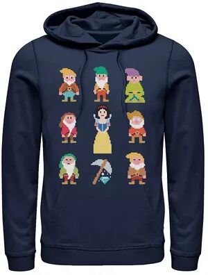 Licensed Character Men's Disney Snow White & The Seven Dwarfs Pullover Hoodie, Size: XL, Blue