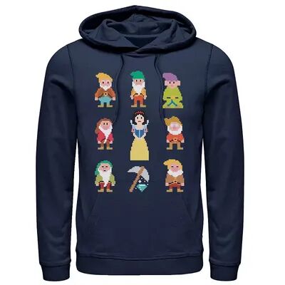 Licensed Character Men's Disney Snow White & The Seven Dwarfs Pullover Hoodie, Size: 3XL, Blue