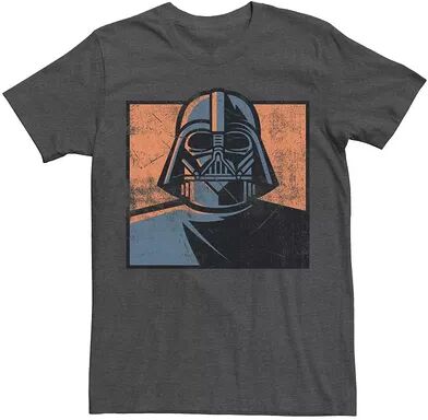 Licensed Character Men's Star Wars Darth Vader Vintage Tonal Poster Tee, Size: XXL, Dark Grey