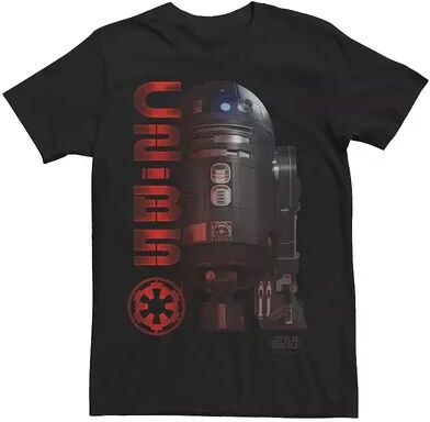 Star Wars Men's Star Wars Rogue One C2-B5 Dark Side Droid Graphic Tee, Size: XL, Black