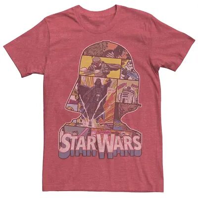 Star Wars Men's Star Wars Darth Vader Has A Lot On His Mind Tee, Size: Small, Red