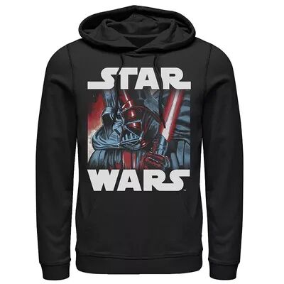 Licensed Character Men's Star Wars Darth Vader Saber Up Close and Personal Hoodie, Size: XXL, Black
