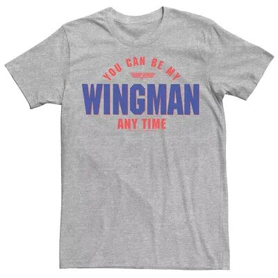 Licensed Character Men's Top Gun You Can Be My Wing Man Tee, Size: 3XL, Med Grey