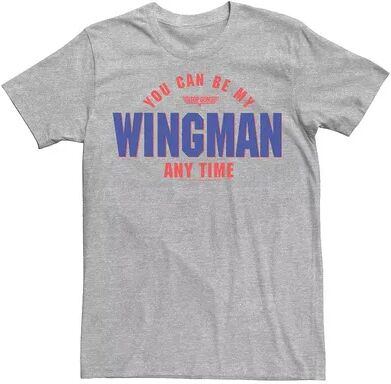 Licensed Character Men's Top Gun You Can Be My Wing Man Tee, Size: Large, Med Grey