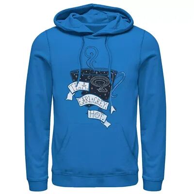 Licensed Character Men's Star Trek Next Generation Earl Grey Drawing Hoodie, Size: Large, Med Blue