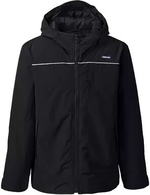 Lands' End Men's Lands' End Squall Hooded Winter Jacket, Size: XL, Black