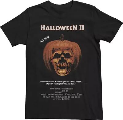 Licensed Character Big & Tall Halloween 2 Poster Holiday Tee, Men's, Size: 5XL, Black