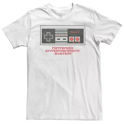Licensed Character Men's Nintendo NES Controller Entertainment System Tee, Size: Medium, White