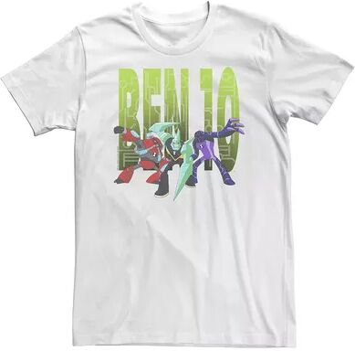 Licensed Character Big & Tall Cartoon Network Ben 10 Trio Group Shot Tee, Men's, Size: 3XL, White