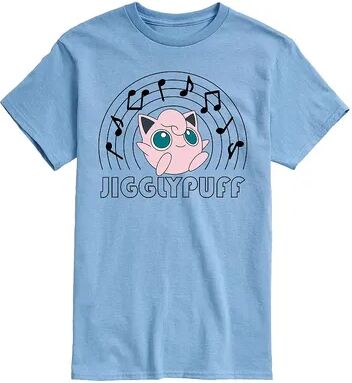 Licensed Character Men's Pokémon Jigglypuff Music Notes Tee, Size: Small, Light Blue