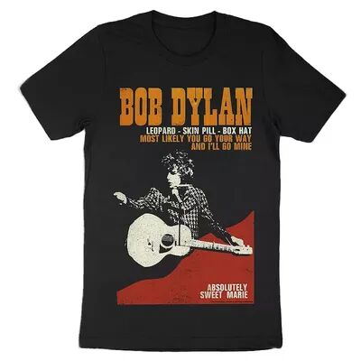 Licensed Character Men's Bob Dylan Absolutely Sweet Marie Legal Tee, Size: XXL, Black
