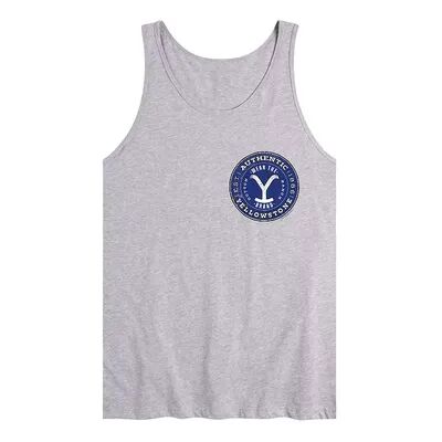 Licensed Character Men's Yellowstone Wear The Brand Tank, Size: Medium, Med Grey