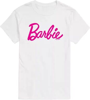 Licensed Character Men's Barbie Classic Logo Tee, Size: XL, White