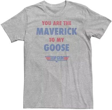 Licensed Character Big & Tall Top Gun You Are The Maverick To My Goose Tee, Men's, Size: 4XL, Med Grey