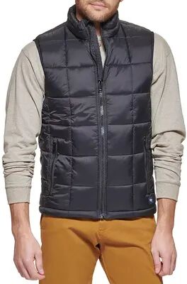 Dockers Men's Dockers Box Quilted Vest, Size: XL, Black