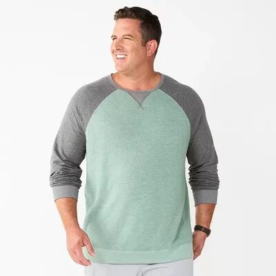 Sonoma Goods For Life Big & Tall Sonoma Goods For Life Super Soft Double Knit Crewneck Tee, Men's, Size: XL Tall, Med Green