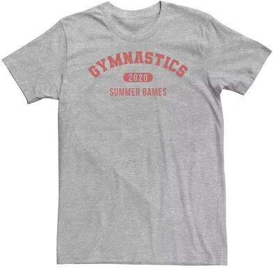 Licensed Character Big & Tall Gymnastics Summer Games 2020 Tee, Men's, Size: XL Tall, Med Grey