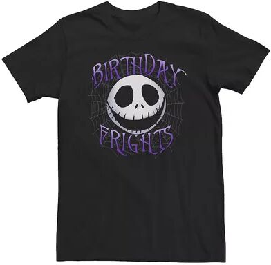 Licensed Character Big & Tall Nightmare Before Christmas Jack Portrait Birthday Frights Tee, Men's, Size: XL Tall, Black