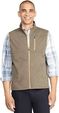 IZOD Men's IZOD Fleece Vest, Size: Large, Beig/Green