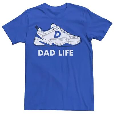 Licensed Character Men's Dad Shoe Dad Life Tee, Size: Large, Med Blue