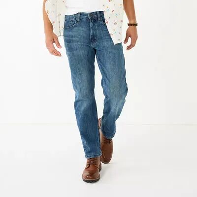 Wrangler Men's Wrangler Regular-Fit Advanced Comfort Jeans, Size: 33X32, Blue