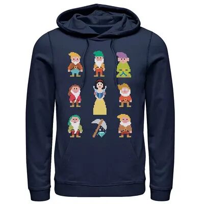 Licensed Character Men's Disney Snow White & The Seven Dwarfs Pullover Hoodie, Size: Medium, Blue