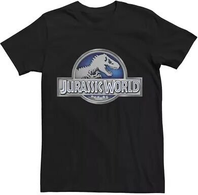 Licensed Character Men's Jurassic World Classic Metal Coin Logo Tee, Size: 3XL, Black