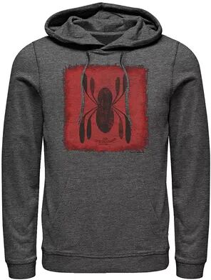 Marvel Men's Marvel Spider-Man Homecoming Homemade Patch Pullover Hoodie, Size: XXL, Grey