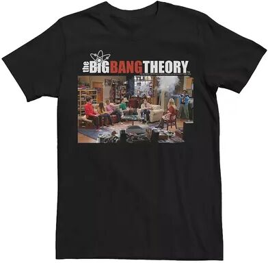 Licensed Character Men's The Big Bang Theory Group Photo Tee, Size: Large, Black