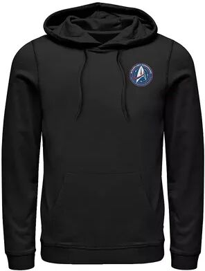 Licensed Character Men's Star Trek Discovery Starfleet Delta Emblem Hoodie, Size: XL, Black