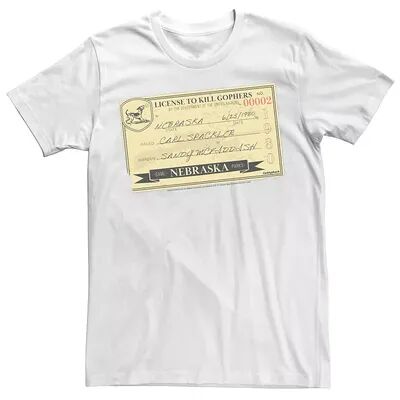 Licensed Character Men's Caddyshack License To Kill Gophers Tee, Size: 3XL, White
