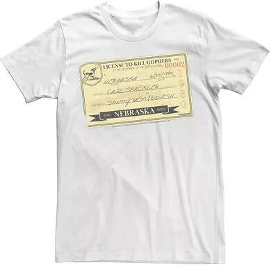 Licensed Character Men's Caddyshack License To Kill Gophers Tee, Size: XXL, White