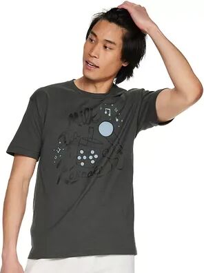 Licensed Character Men's Milk Tea Karaoke Drink Tee, Size: Large, Grey