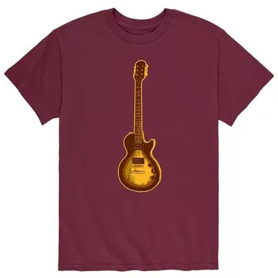 Licensed Character Men's Gibson Style Guitar Tee, Size: Small, Red