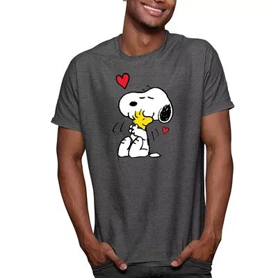 Licensed Character Men's Peanuts Snoopy Lots of Love Tee, Size: XXL, Blue