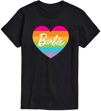 Licensed Character Men's Barbie Pride Rainbow Tee, Size: Small, Black